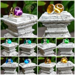 Örhängen - Stift (Silveraktig bas)