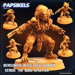 Berserker Wild Skull Hunter - Sergio the Bonesplitter