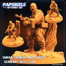 Sergeant Billy Clean - Colonial Anti-Skull Hunter