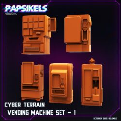Vending Machines A-E - Cyberpunk Terräng