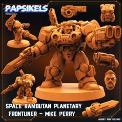 Space Rambutan - Planetary Frontliner - Mike Perry