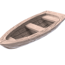 Ocean Set - Wooden Skiff