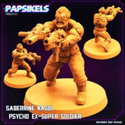 Psycho Ex-Super Soldier - Saberrine Nagol