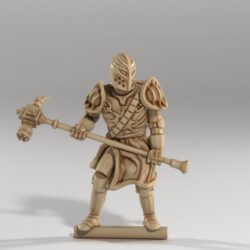 Cleric - Armour-clad with Warhammer