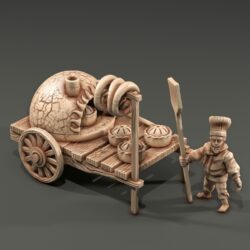 Halfling Market - Baker's Cart