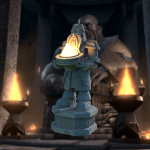 Dwarf Statue - LED Terrain