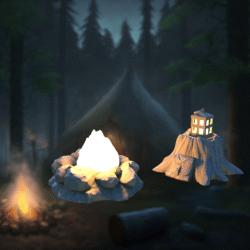 Campfire x2 - LED Terrain