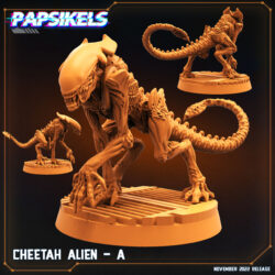 Xenos - Cheetah Alien (6 Variants)