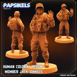 Human Colonial Recon Member - Jack Daniels - Star Entrance
