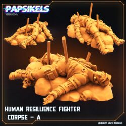 Human Resistance Fighter - Corpse - A