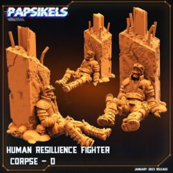 Human Resistance Fighter - Corpse - D