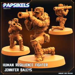 Human Resistance Fighter - Jennifer Baleys