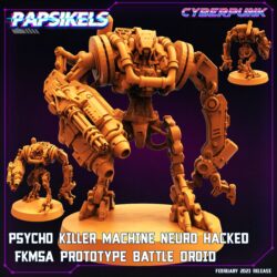 Prototype Battle Droid - Psycho Killer Machine Neuro Hacked - FKMSA
