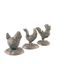 Hens & Rooster (3 Variants)