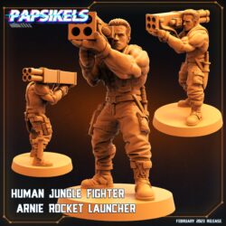 Colonial Jungle Fighter - Arnie with Rocket Launcher