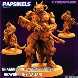 Dragonborn Cyborg - Rikwohr the Valiant