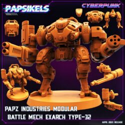 Papz - Modular Battle-Mech Exarch - Type 32