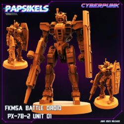 Battle Droid - PX-78-2 Unit 01 - FKMSA (+ Upgrade)