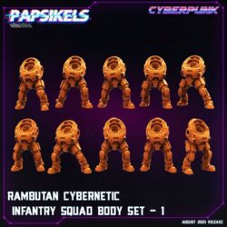 Rambutan Cybernetic Infantry Bodies (10 Variants)