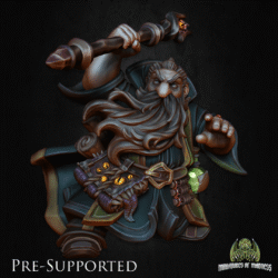 Sorcerer, Dwarf Male - Abraham the Overlord (With Familiars)