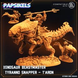 Xenosaur Beastmaster & Tyranno Snapper - T'Aron