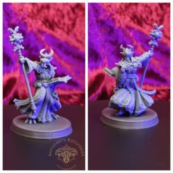 Warlock - Demonkin with Embossed Staff