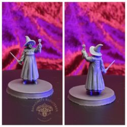 Witch Professor - Human, Female with Wand and Carrot