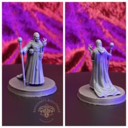 Sorcerer - Male with Staff & Flame