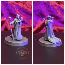 Sorcerer - Female with Staff & Flame