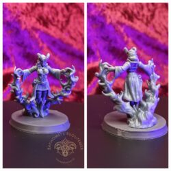 Wildfire Druid - Tiefling, Female casting Flight of Fire