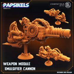 Weapon Module Emulsifier Cannon & Operator