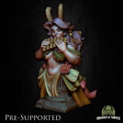 Cybil the Satyr Flute Player (BUST)