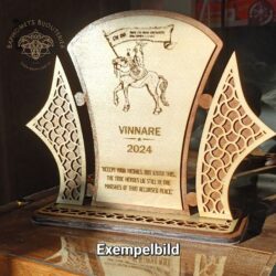 Trofé med Nätdesign