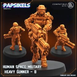 Heavy Gunners - Space Military (4 Variants)