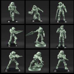 Master Chief - HALO (10 Variations)