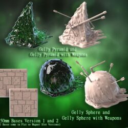 Gelatinous Jail Pyramids & Spheres