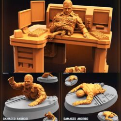 Damaged Android Science Officer