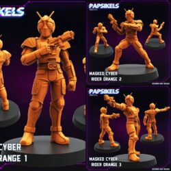 Masked Cyber Rider Orange 1-3