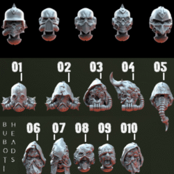 Heretic Heads - Bubotic & Despoiled