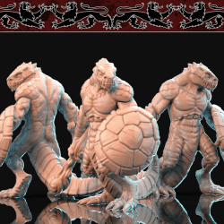 Lizardfolk - Club & Shield - Passive