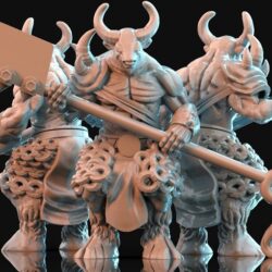 Minotaur with Cleaver