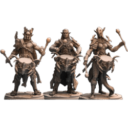 Command Group - Drummers - Dark Elves