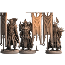 Command Group - Standard-bearers - Dark Elves