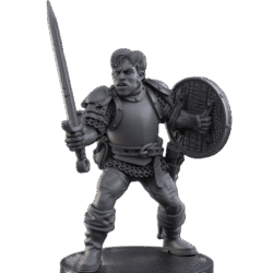 Human Warrior - Sword & Shield