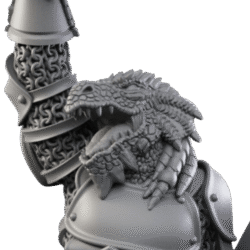 Dragonborn Paladin - Mace or Sword