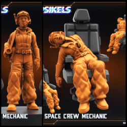Space Crew Mechanic - Alive & Dead