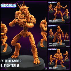 Prawn Outlander Rebel Fighter - #1-4 - D9