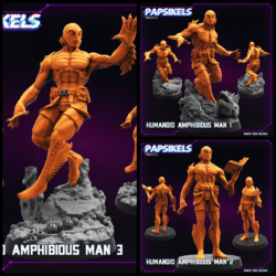 Abraham Sapien - Humanoid Amphibious Man