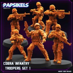 Infantry Troops - Set 1 - Cobra