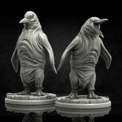Giant Albino Penguins